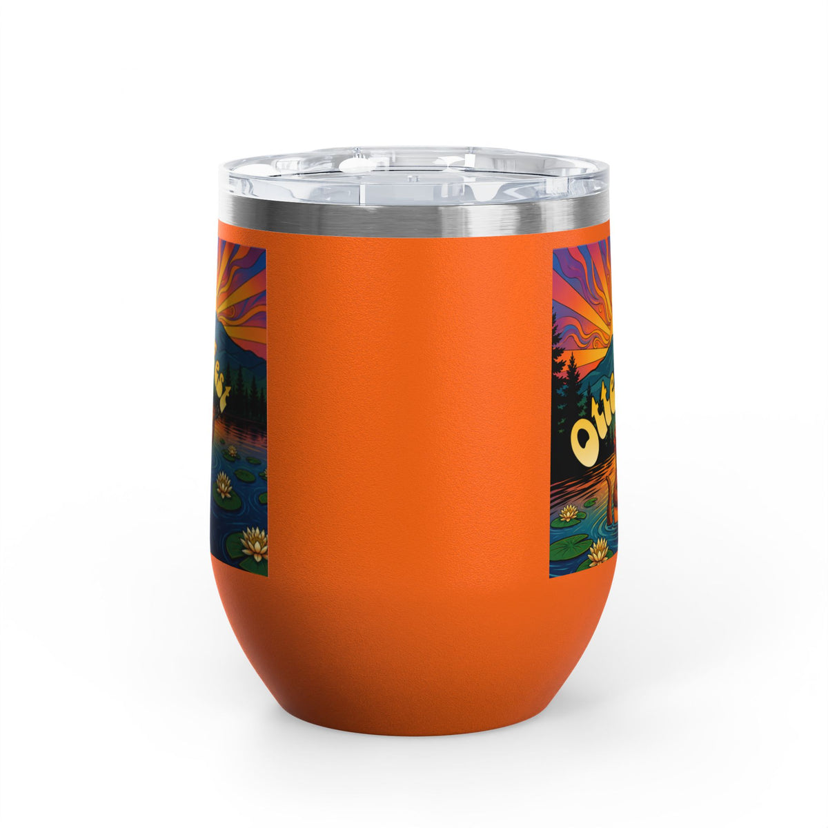 Otter Fest Strummin’ & Pickin’ Clem Sunset Wine Tumbler | Otter Fest 12oz. Wine Tumbler