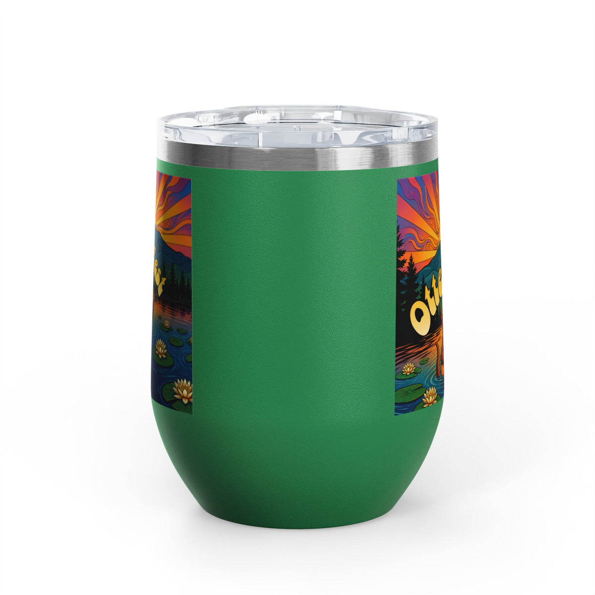 Otter Fest Strummin’ & Pickin’ Clem Sunset Wine Tumbler | Otter Fest 12oz. Wine Tumbler