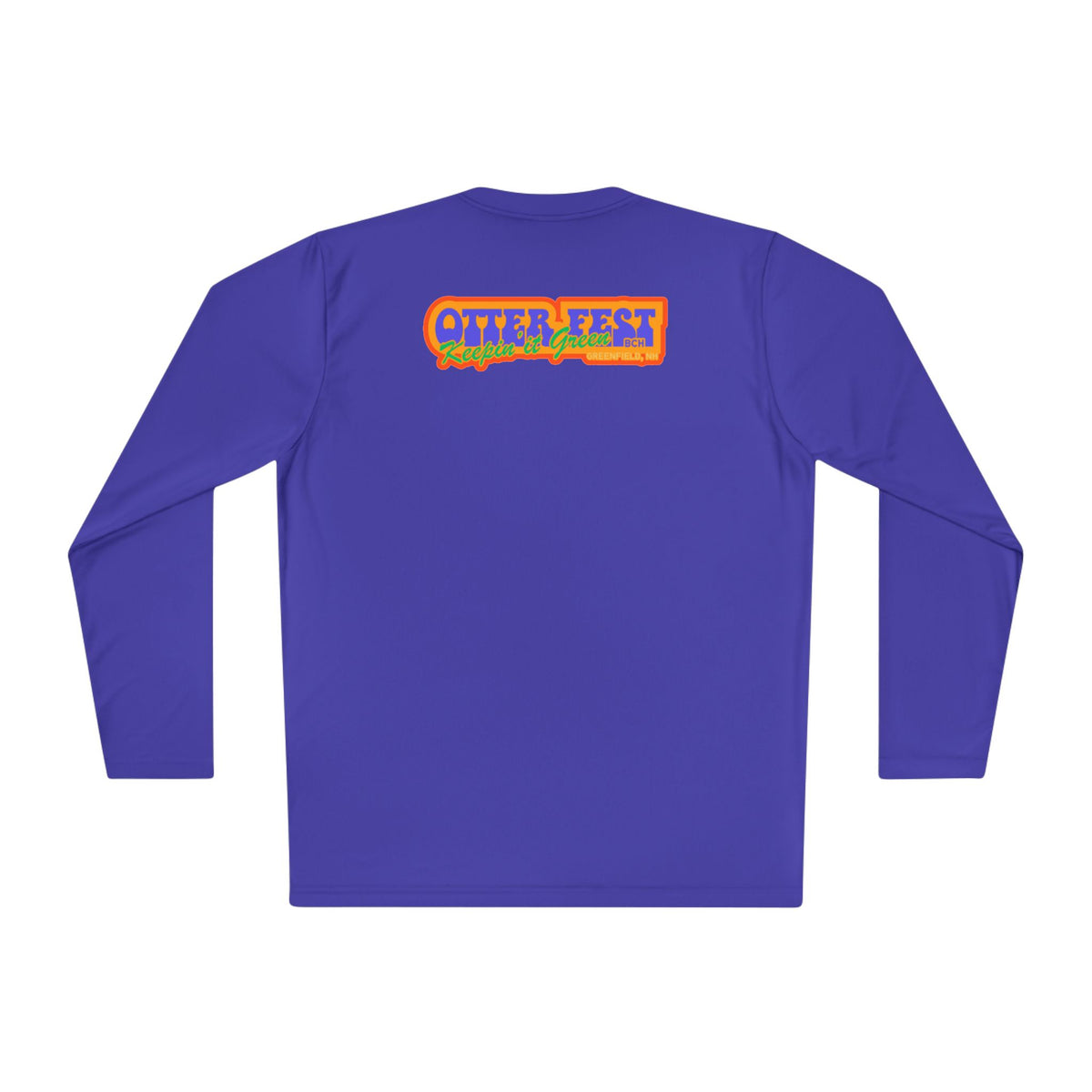 Otter Fest Mountain, Keeping it Green Long Sleeve Tee | Retro Outdoor Festival Shirt