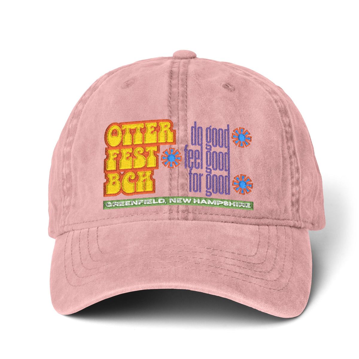 Otter Fest Mix Tape YTK Pigment-Dyed Cap with Fashion Undervisor! (Embroidery)