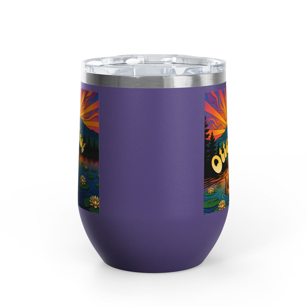 Otter Fest Strummin’ & Pickin’ Clem Sunset Wine Tumbler | Otter Fest 12oz. Wine Tumbler