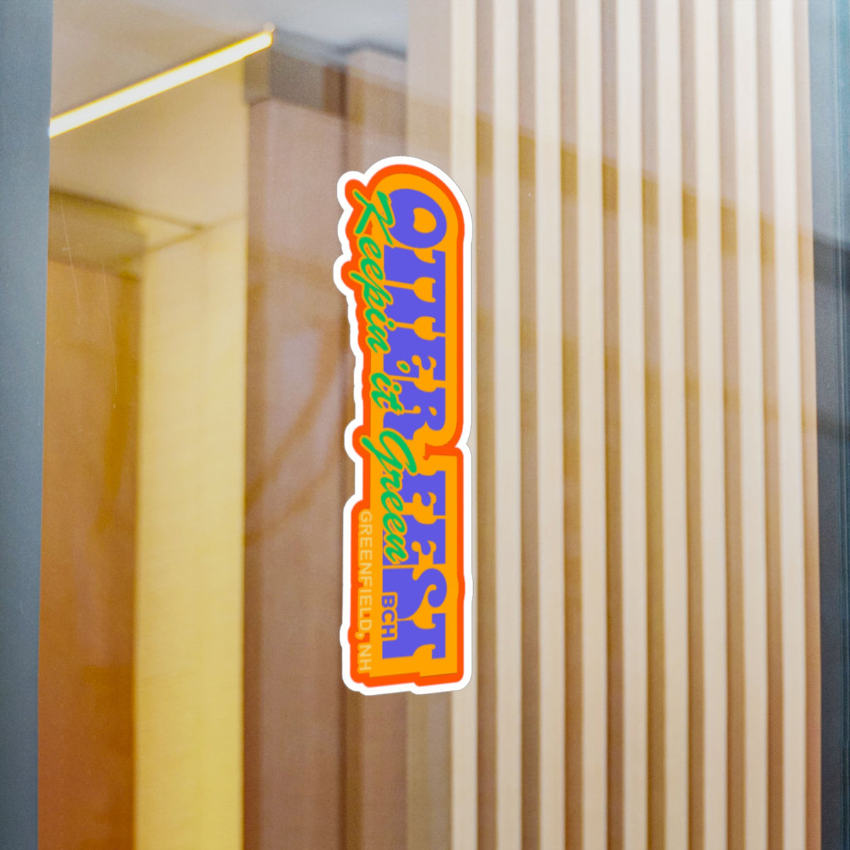 Outerfest Festival Logo Sticker | Kiss-Cut Vinyl Decal
