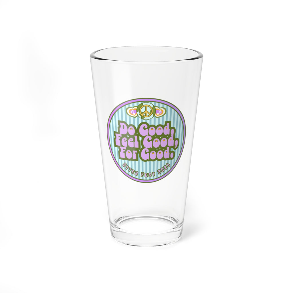 Pease, Love & Do Good Feel Good For Goods Mixing Glass | 16oz Mixing Glass