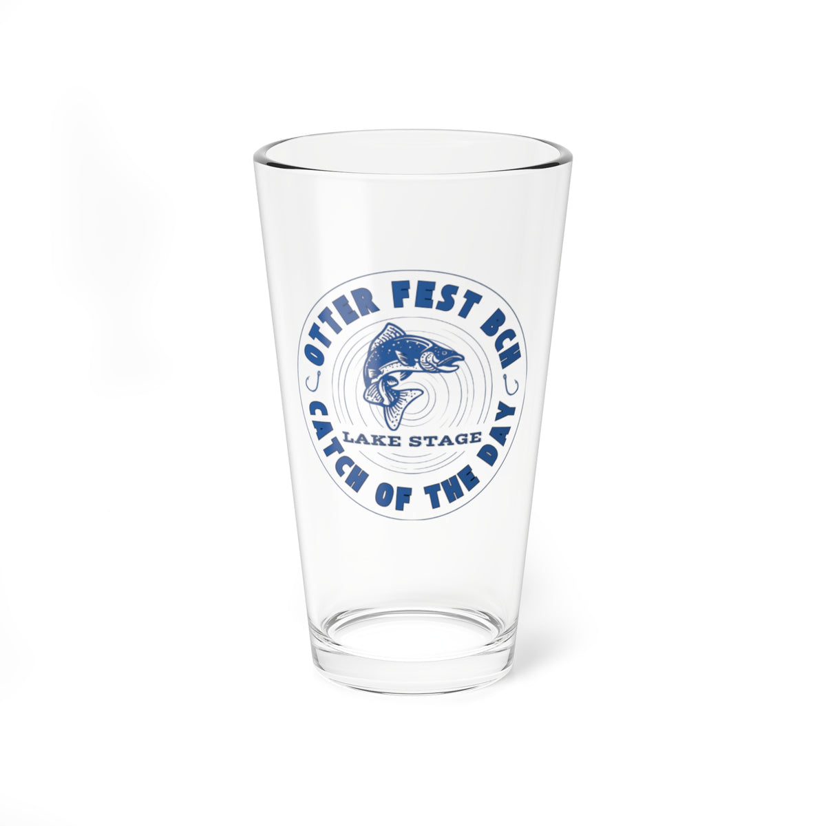 Otter Fest BCH Catch Of The day Glass | 16oz Pint Glass