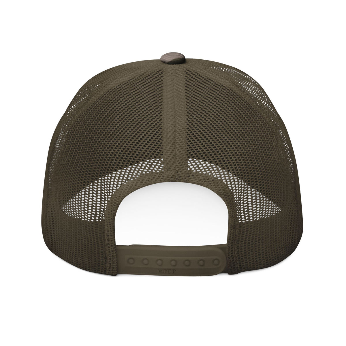 Otter Fest Red Stamp Camouflage Trucker Hat | Embroidered Mesh Cap