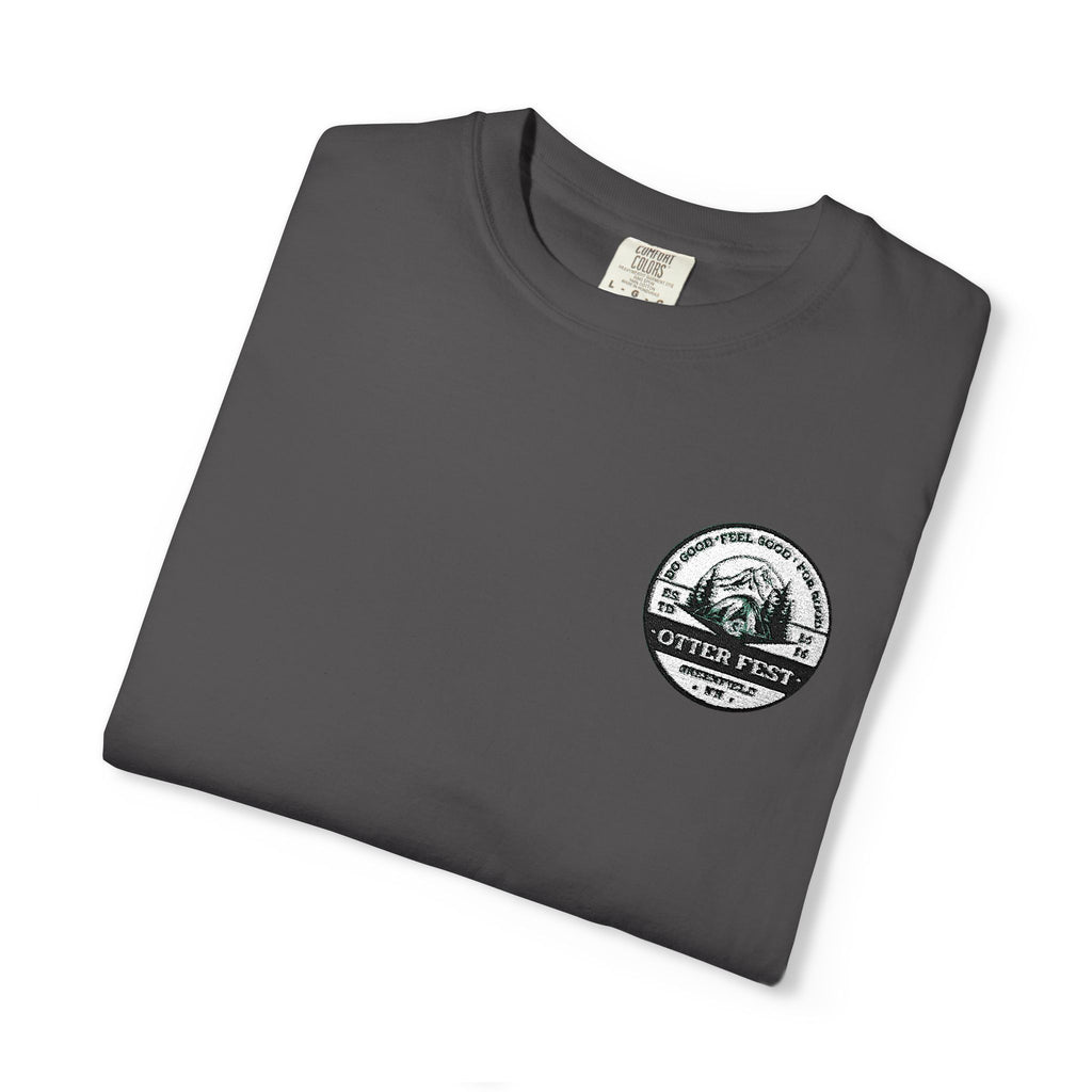 Otter Fest BCH Mountain Lake T-Shirt | Minimal Outdoor Emblem