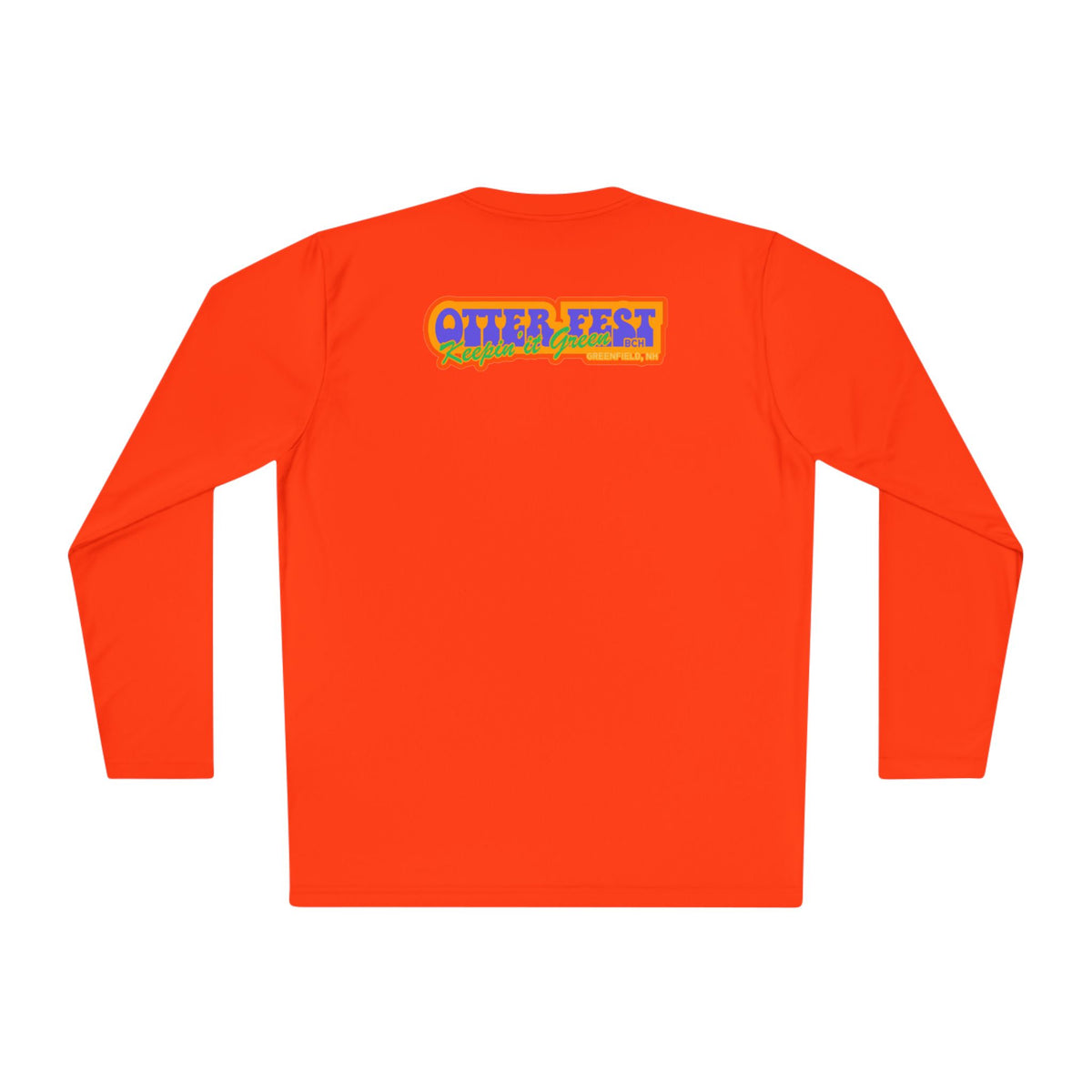 Otter Fest Mountain, Keeping it Green Long Sleeve Tee | Retro Outdoor Festival Shirt
