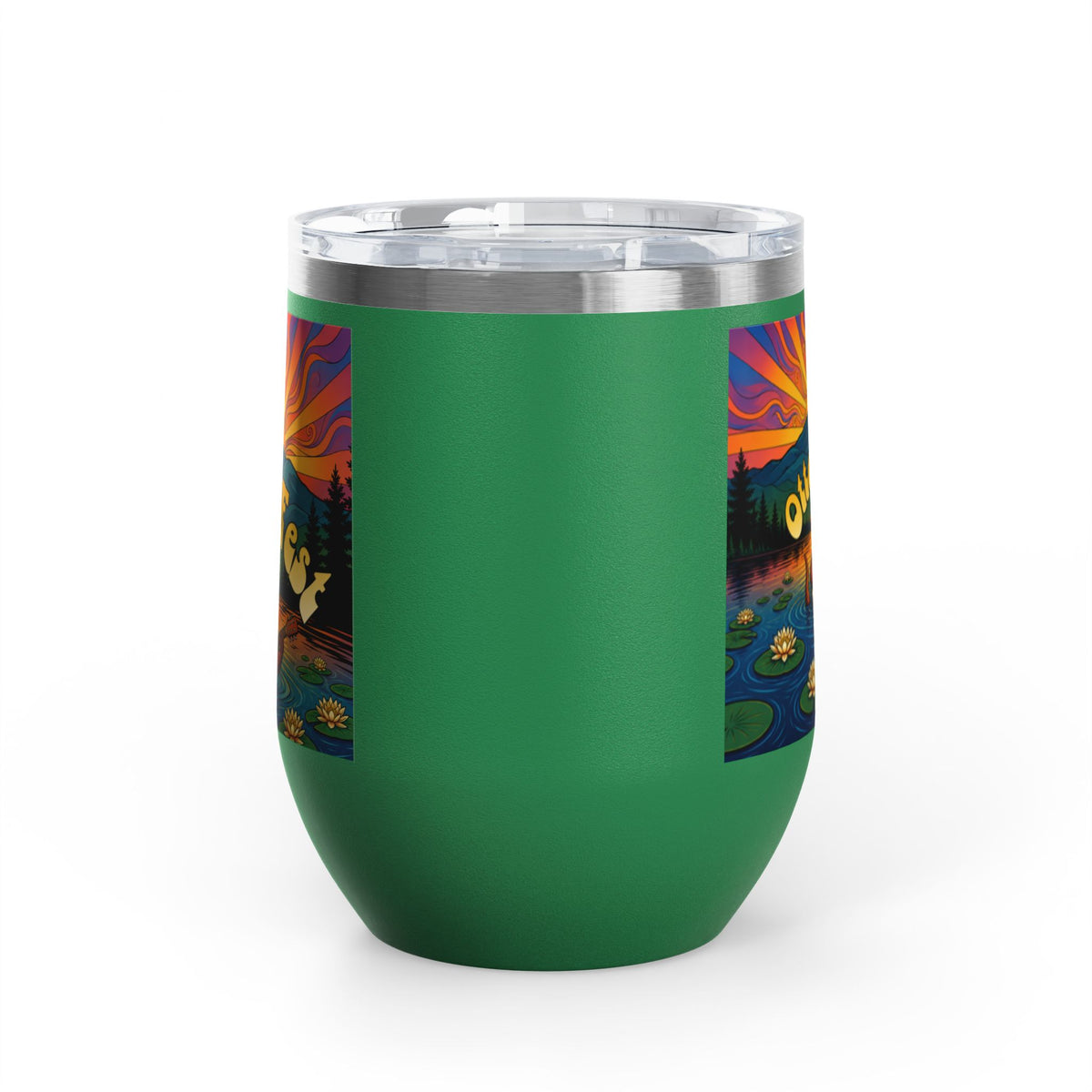 Otter Fest Strummin’ & Pickin’ Clem Sunset Wine Tumbler | Otter Fest 12oz. Wine Tumbler