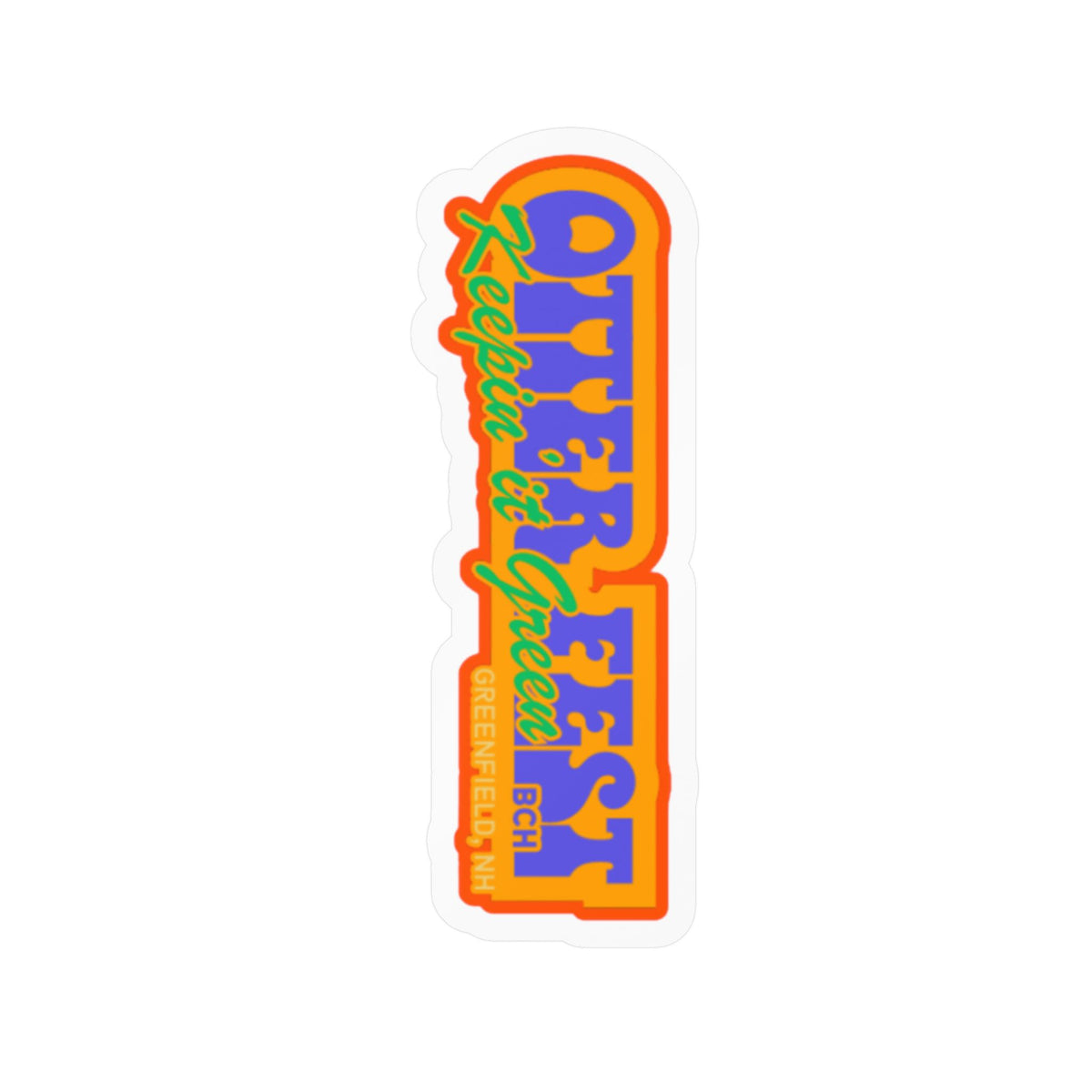 Outerfest Festival Logo Sticker | Kiss-Cut Vinyl Decal