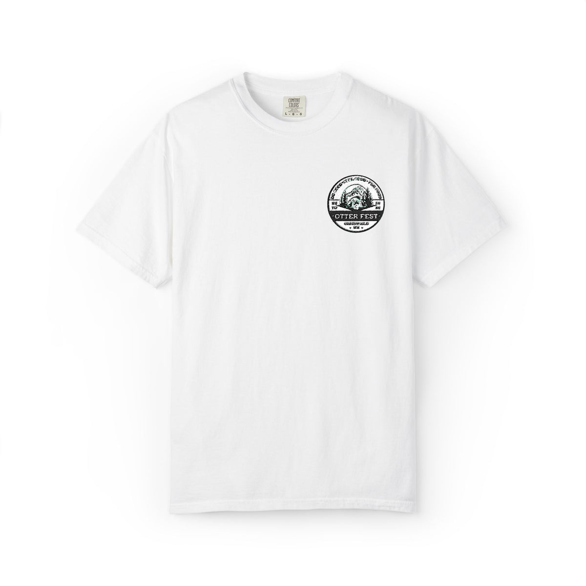 Otter Fest BCH Mountain Lake T-Shirt | Minimal Outdoor Emblem