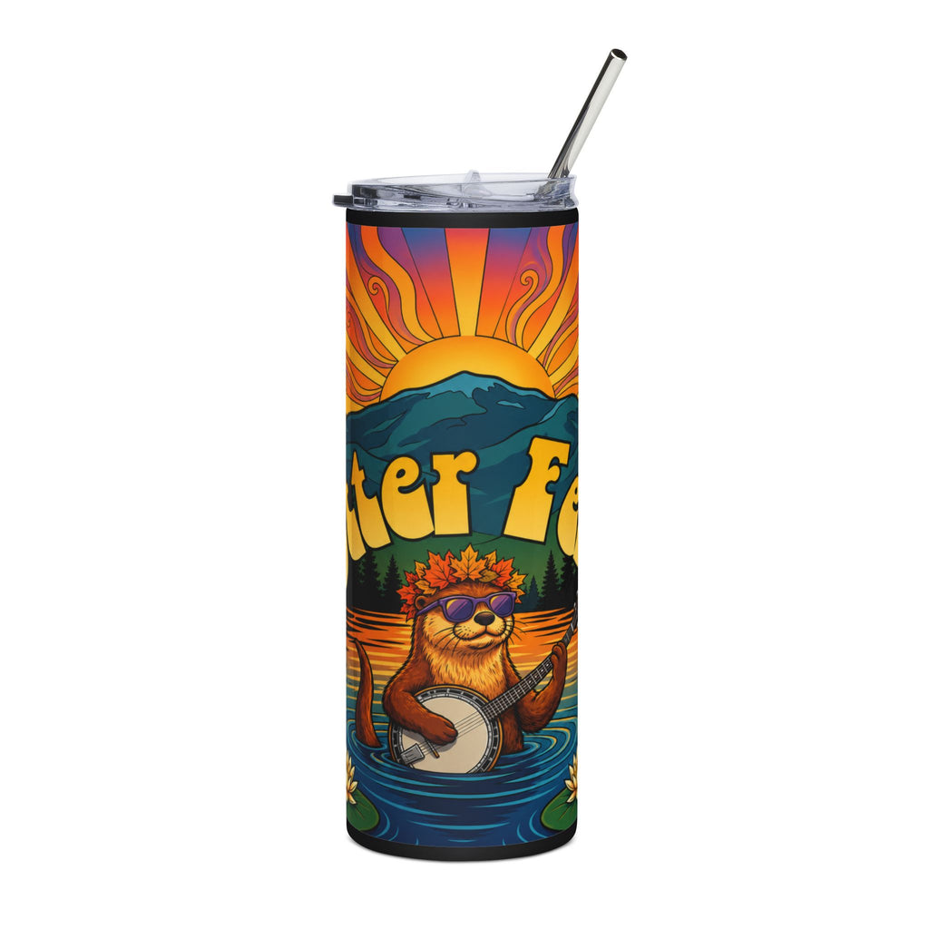 Otter Fest Clem Lakeside Banjo Picking Stainless Steel Tumbler, 20oz