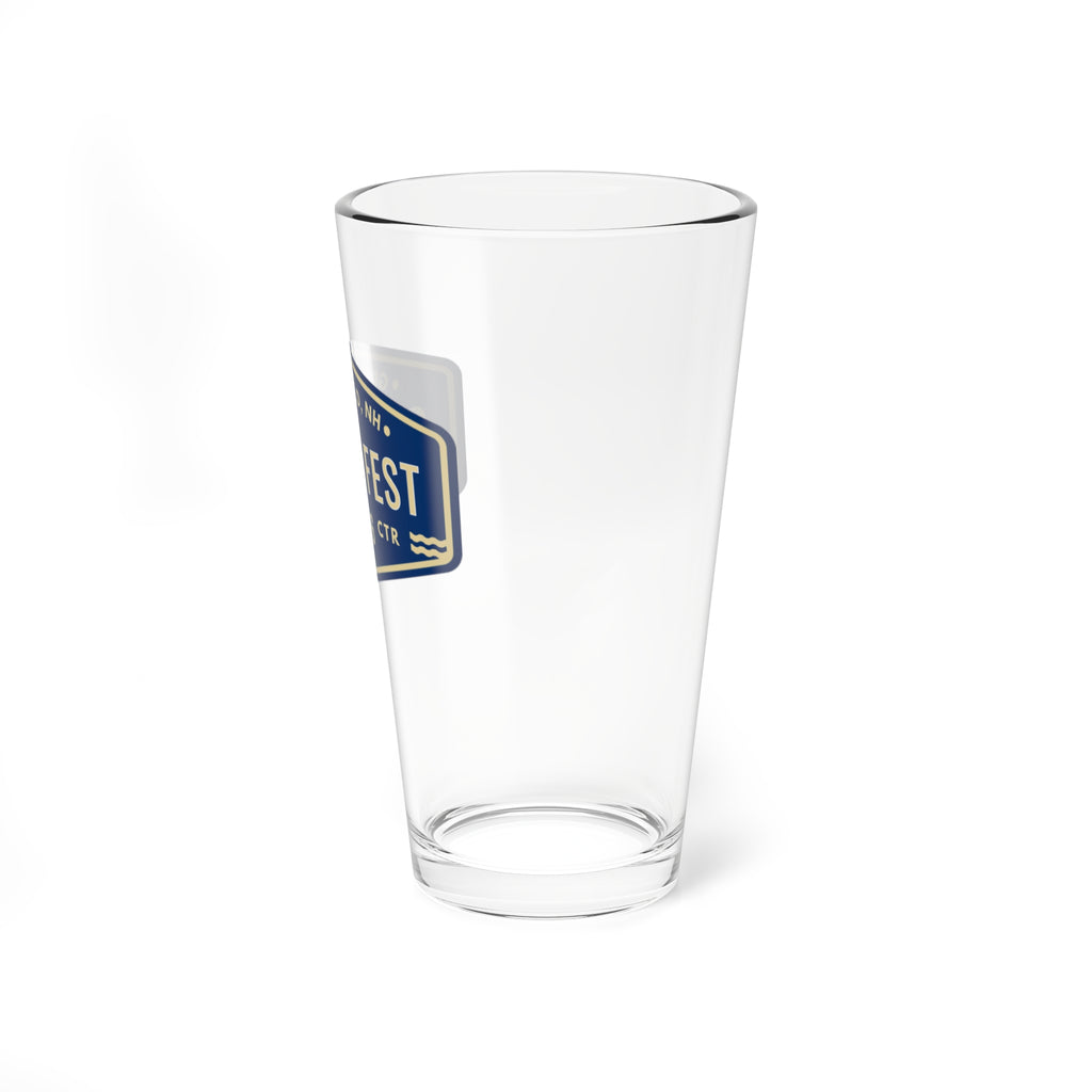 Otter Fest 2026 Navy Blue badge Mixing Glass