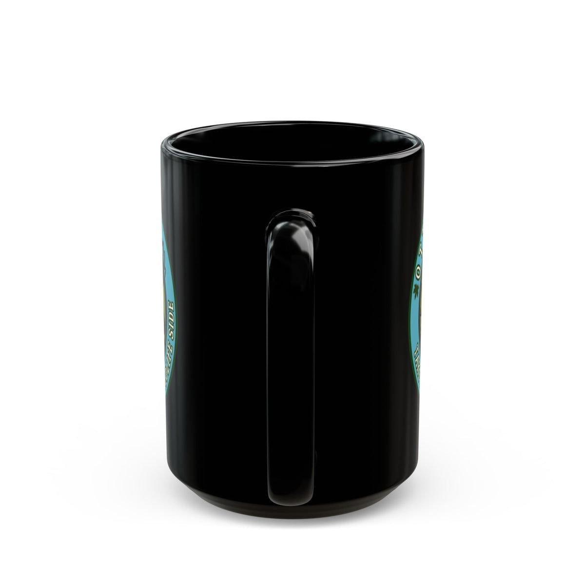 Otter Fest Moose Is On The Loose Mug | Black Ceramic Coffee Cup