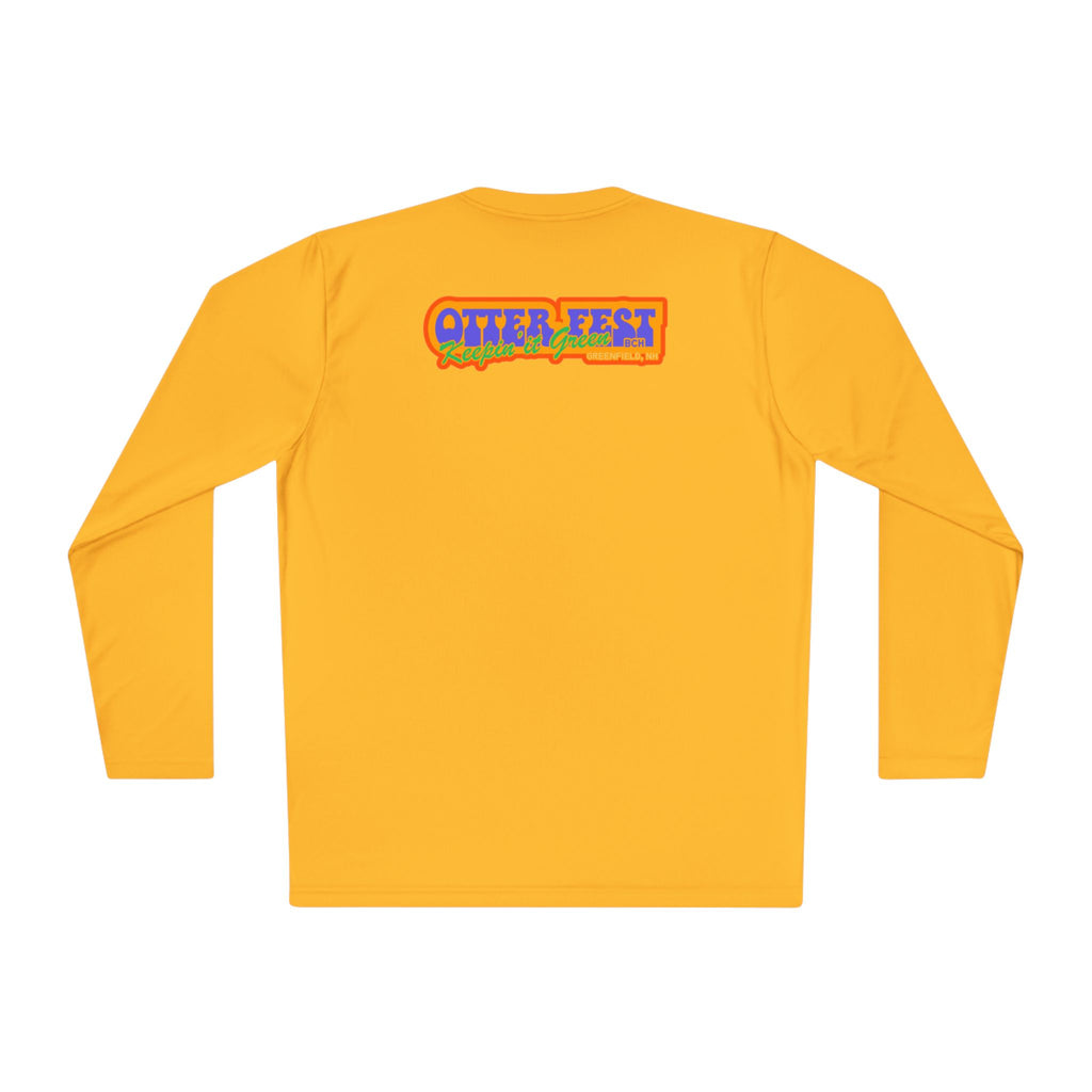 Otter Fest Mountain, Keeping it Green Long Sleeve Tee | Retro Outdoor Festival Shirt