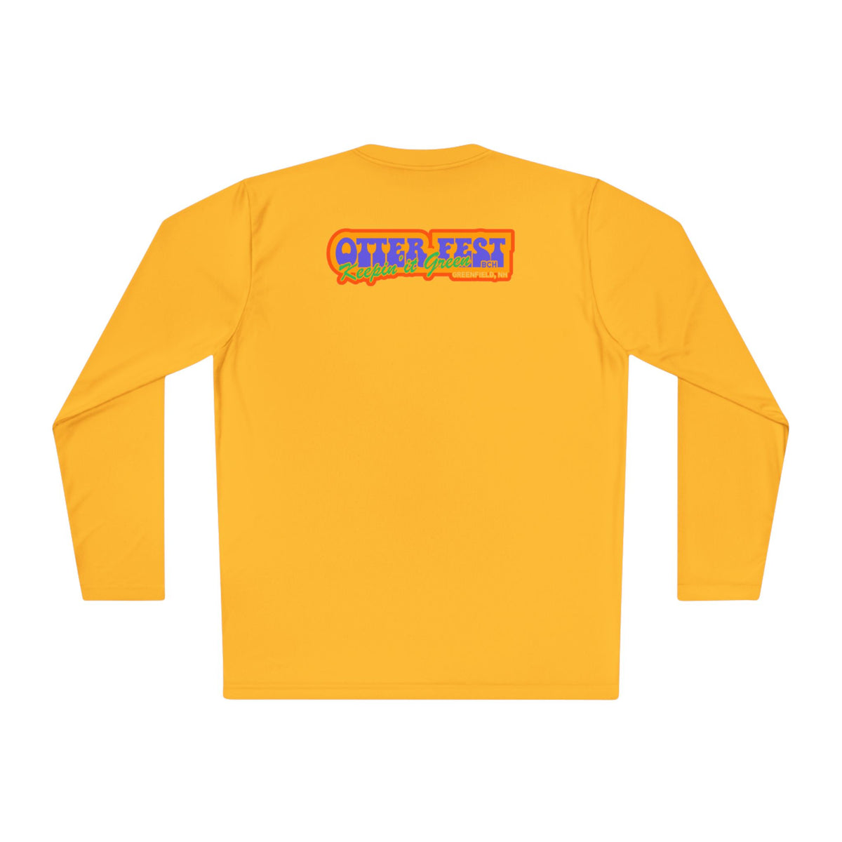 Otter Fest Mountain, Keeping it Green Long Sleeve Tee | Retro Outdoor Festival Shirt