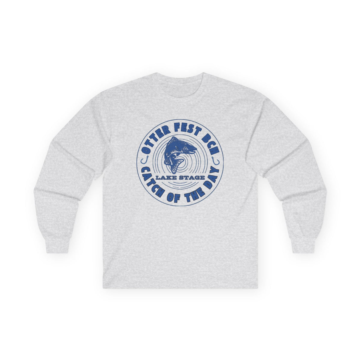 Otter Fest Catch of The Day Logo long sleeve tee | Lake Stage Tee