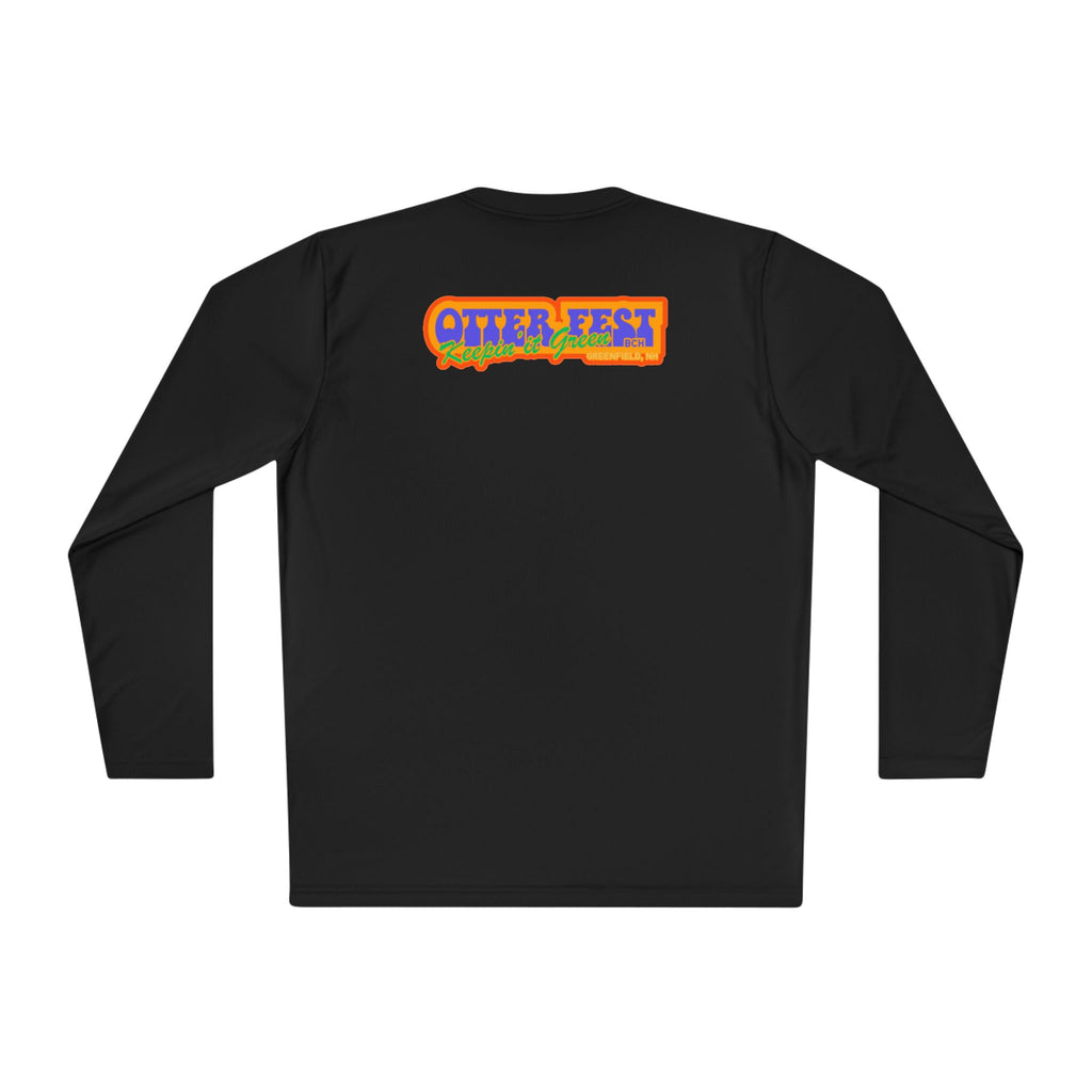 Otter Fest Mountain, Keeping it Green Long Sleeve Tee | Retro Outdoor Festival Shirt