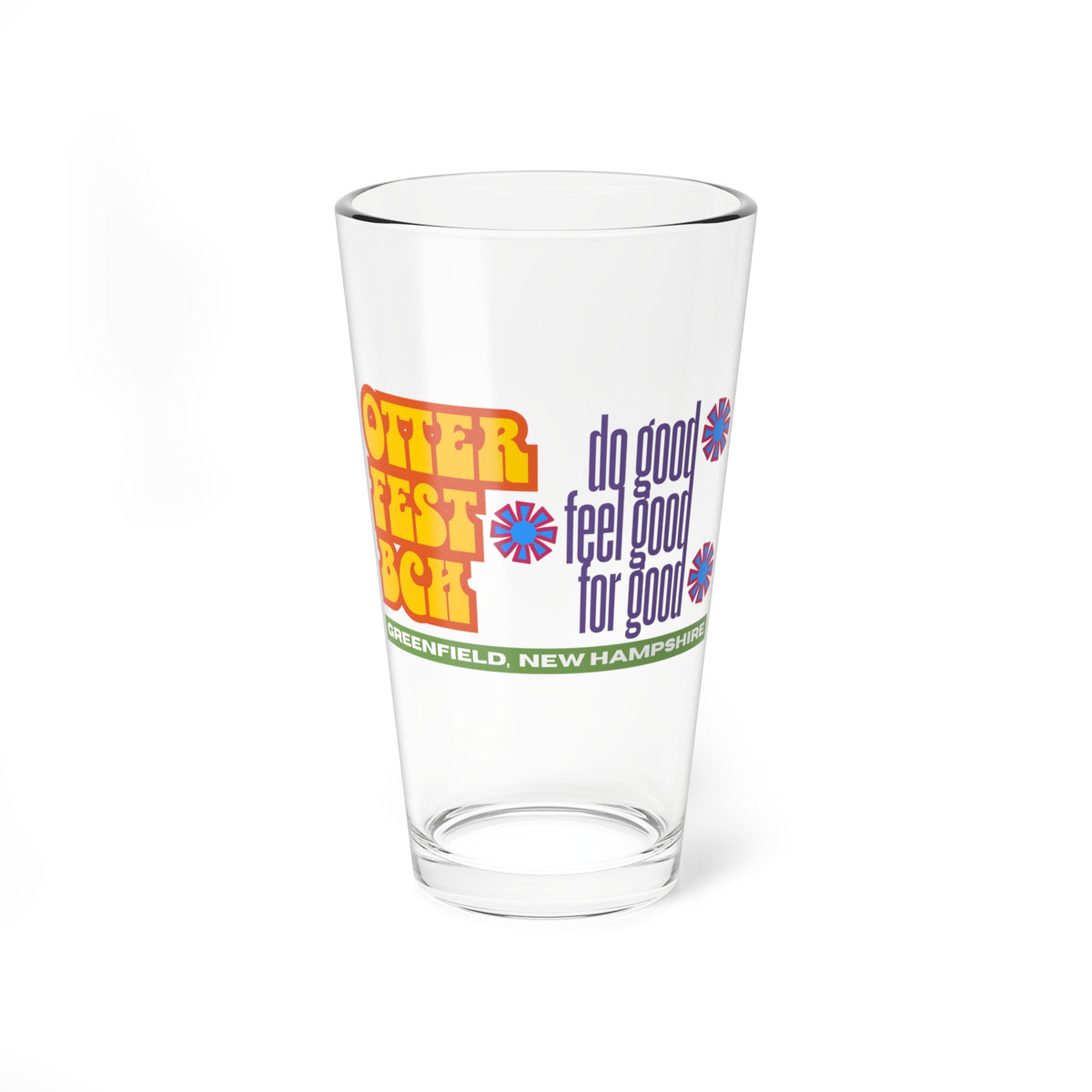Otter Fest BCH Good Vibes Mixing Glass | 16oz Pint Glass