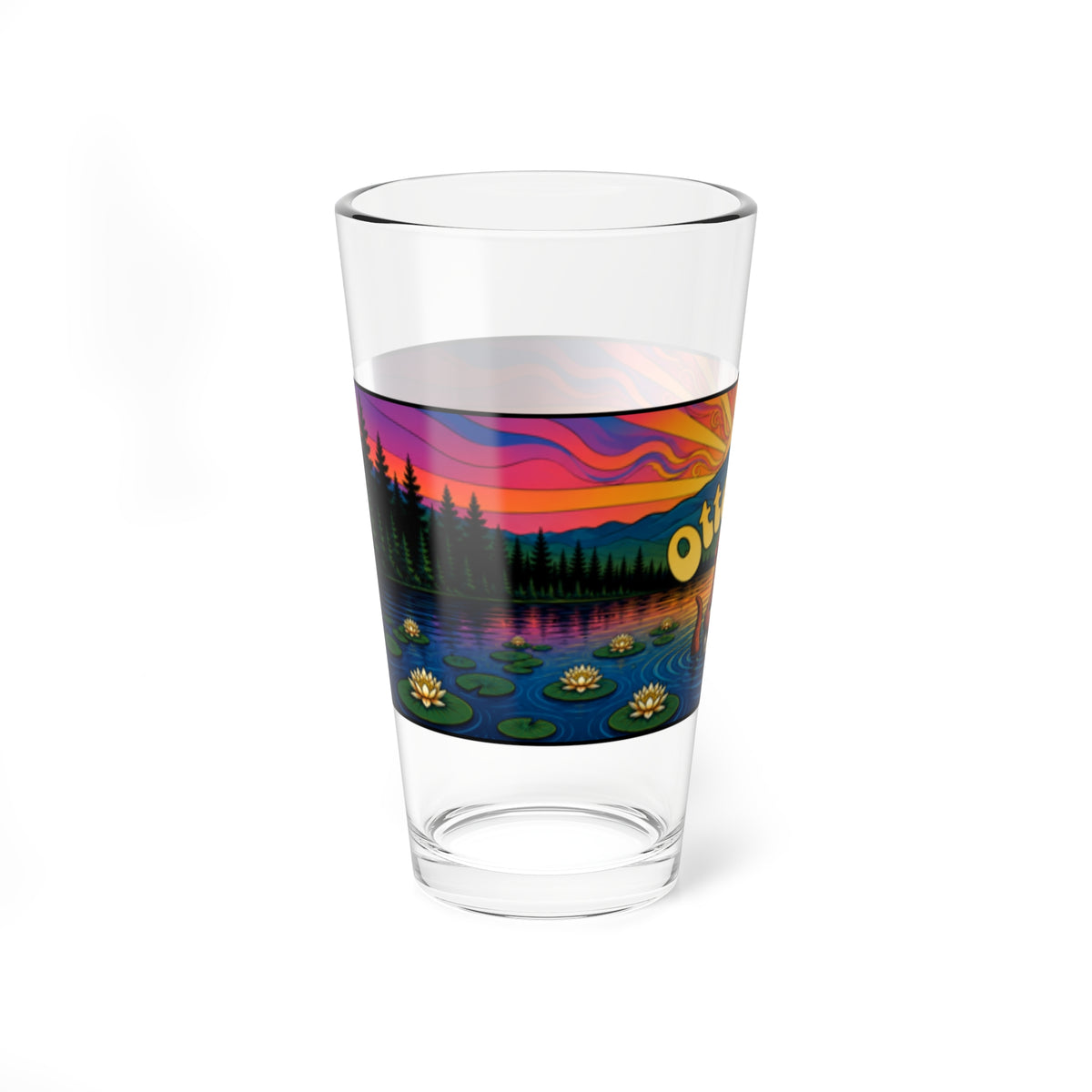 Otter Fest Banjo Otter Mixing Glass | 16oz Pint Glass