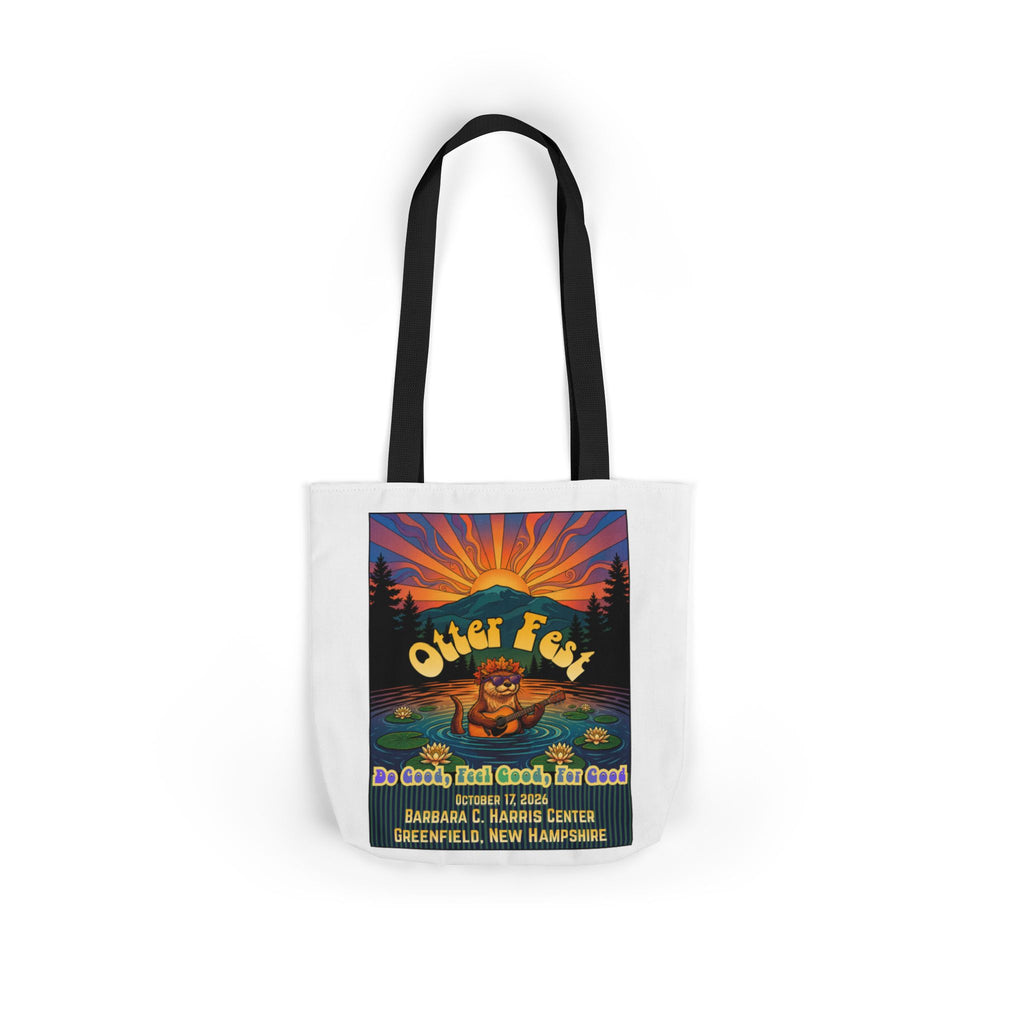 OTTER FEST Two sided print Poly-Canvas Tote Bag