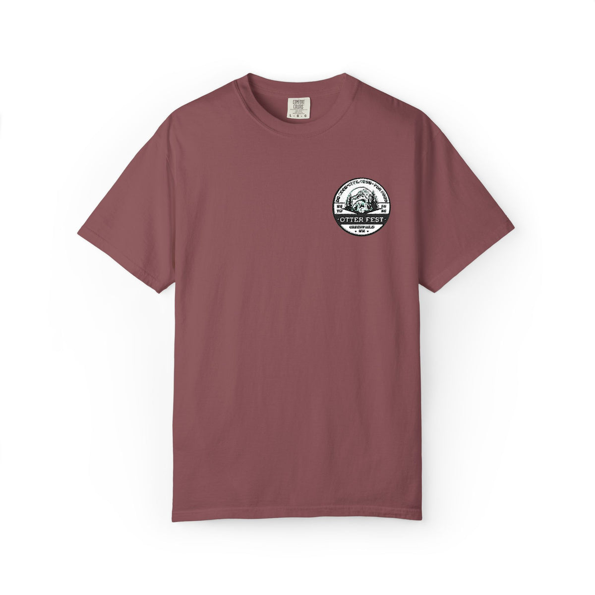 Otter Fest BCH Mountain Lake T-Shirt | Minimal Outdoor Emblem