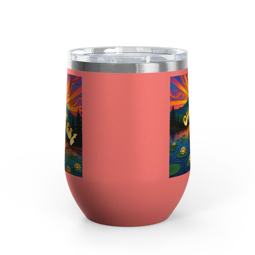 Otter Fest Strummin’ & Pickin’ Clem Sunset Wine Tumbler | Otter Fest 12oz. Wine Tumbler
