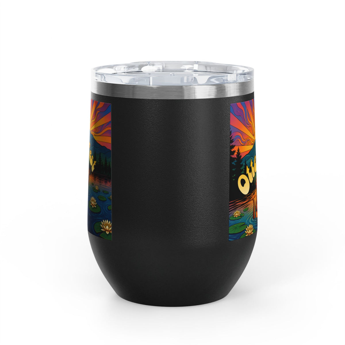 Otter Fest Strummin’ & Pickin’ Clem Sunset Wine Tumbler | Otter Fest 12oz. Wine Tumbler