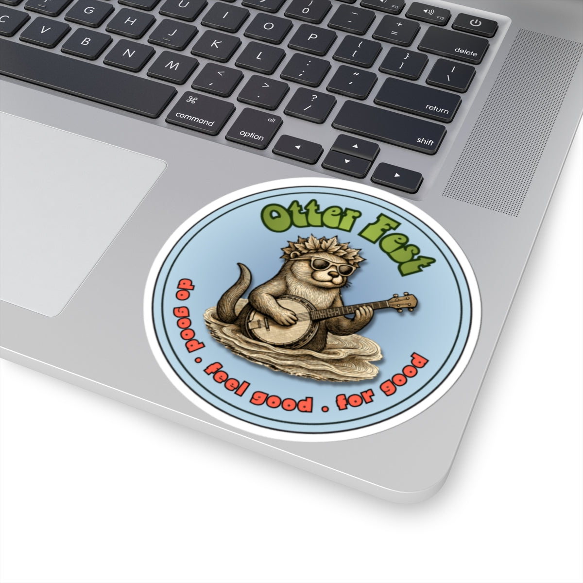 Otter Fest Blue Banjo Clem Sticker - Otter Fest BCH Sticker Collection!