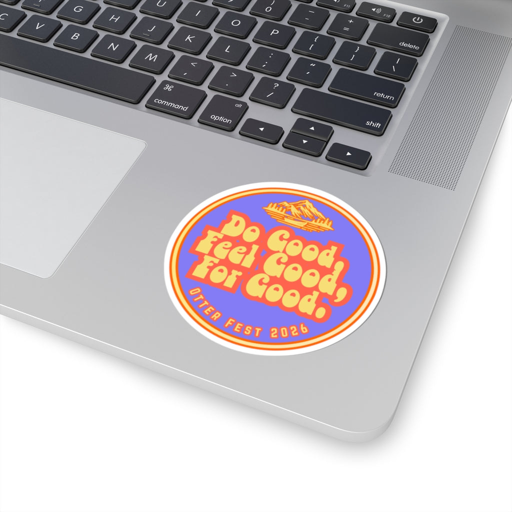 Otter Fest Purple Do Good, Feel Good, For Good- Otter Fest Sticker Collection!