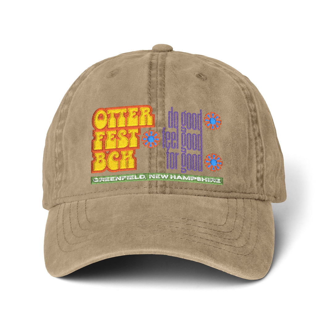 Otter Fest Mix Tape YTK Pigment-Dyed Cap with Fashion Undervisor! (Embroidery)