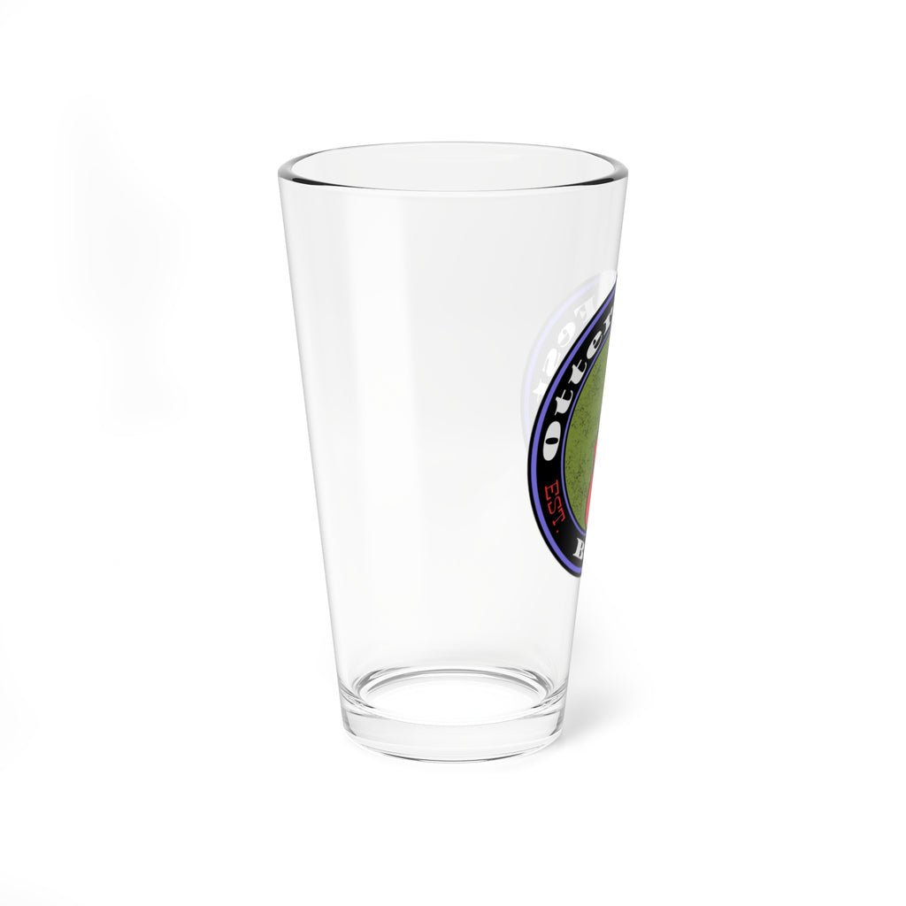 Otter Fest Peace & Rock Guitar Mixing Glass | 16oz Pint Glass