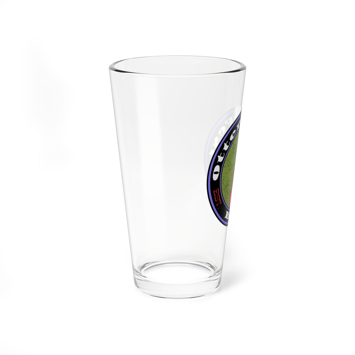 Otter Fest Peace & Rock Guitar Mixing Glass | 16oz Pint Glass