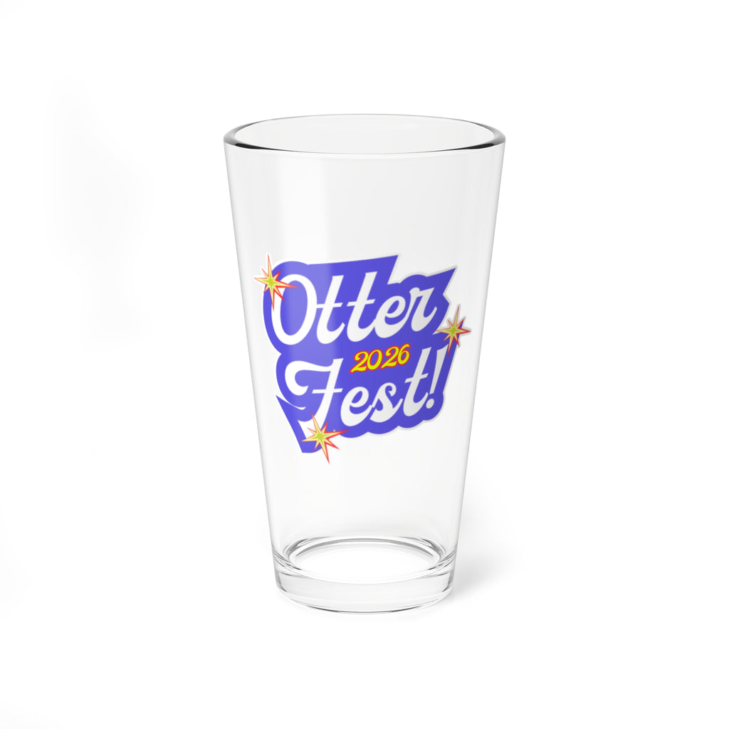 Otter Fest 2020 Mixing Glass | 16oz Retro Script Logo