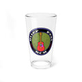 Otter Fest Peace & Rock Guitar Mixing Glass | 16oz Pint Glass