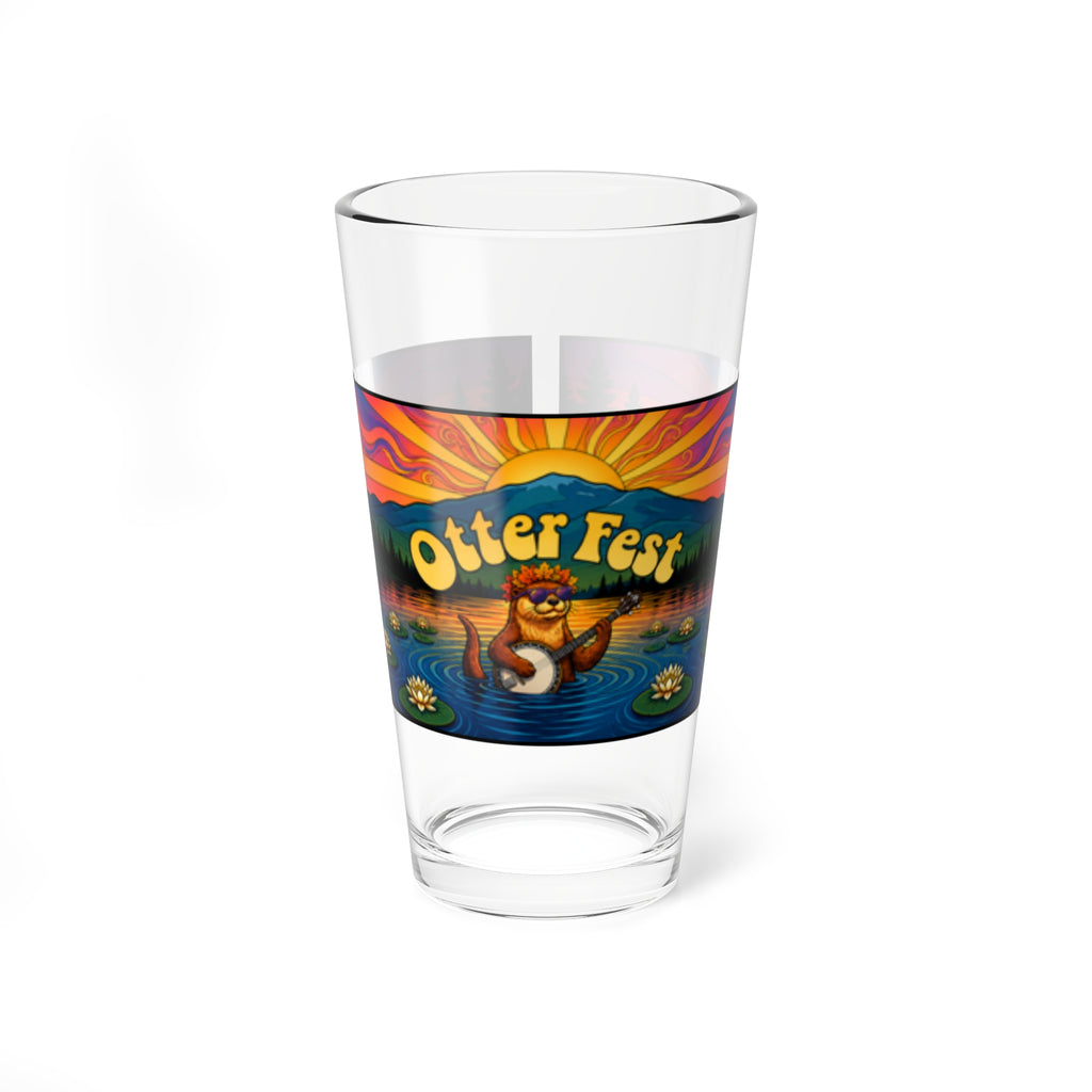 Otter Fest Banjo Otter Mixing Glass | 16oz Pint Glass