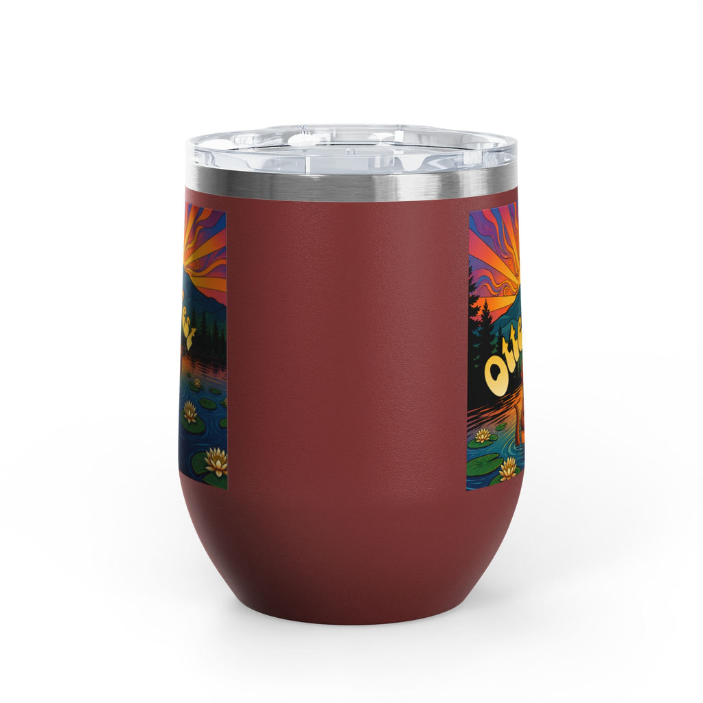 Otter Fest Strummin’ & Pickin’ Clem Sunset Wine Tumbler | Otter Fest 12oz. Wine Tumbler