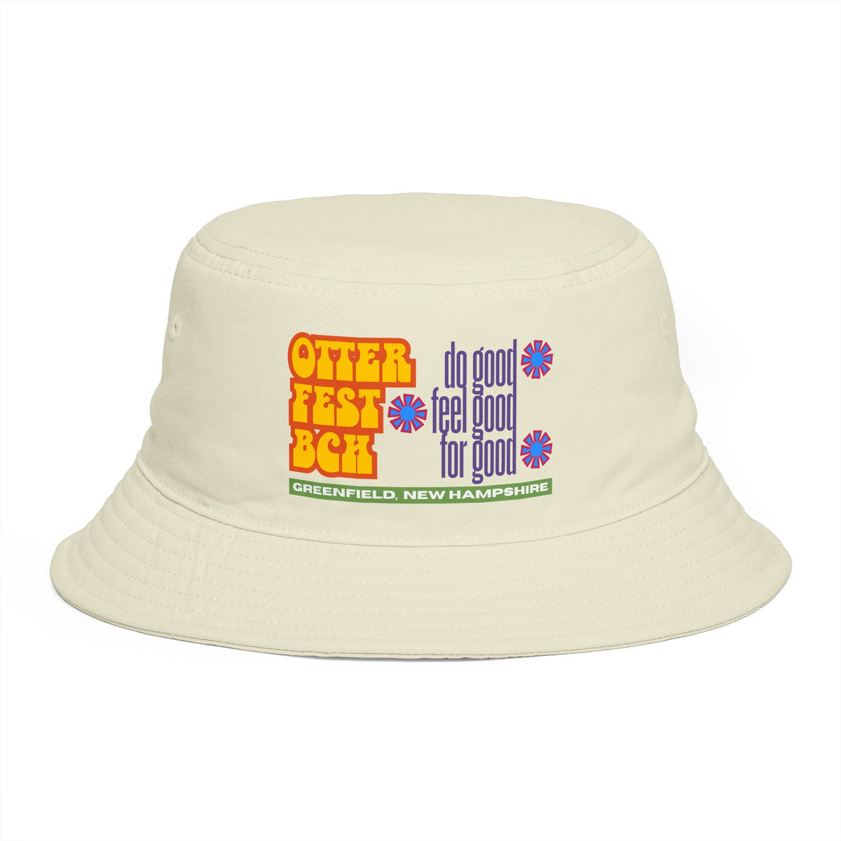 Otter Fest Do good, feel good, for good Bucket Hat | Greenfield New Hampshire