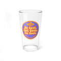 Purple & Orange Otter Fest Do Good, Feel Good, For Good Mixing Glass | 16oz Cocktail Mixing Glass