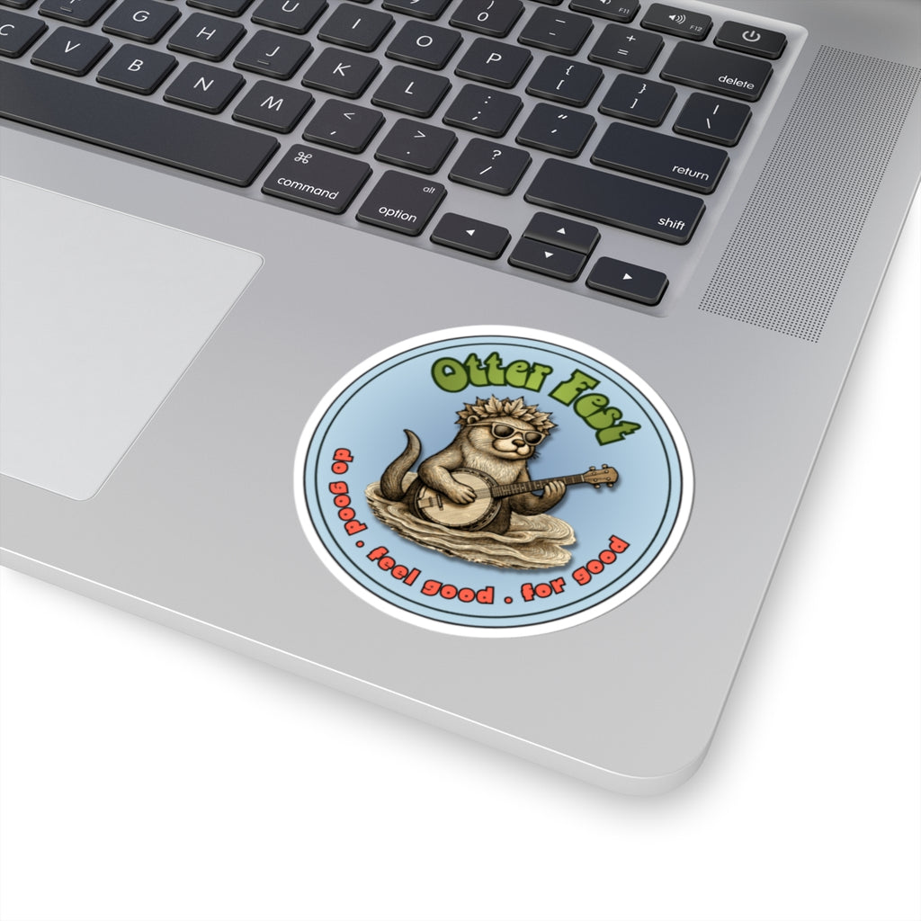 Otter Fest Blue Banjo Clem Sticker - Otter Fest BCH Sticker Collection!