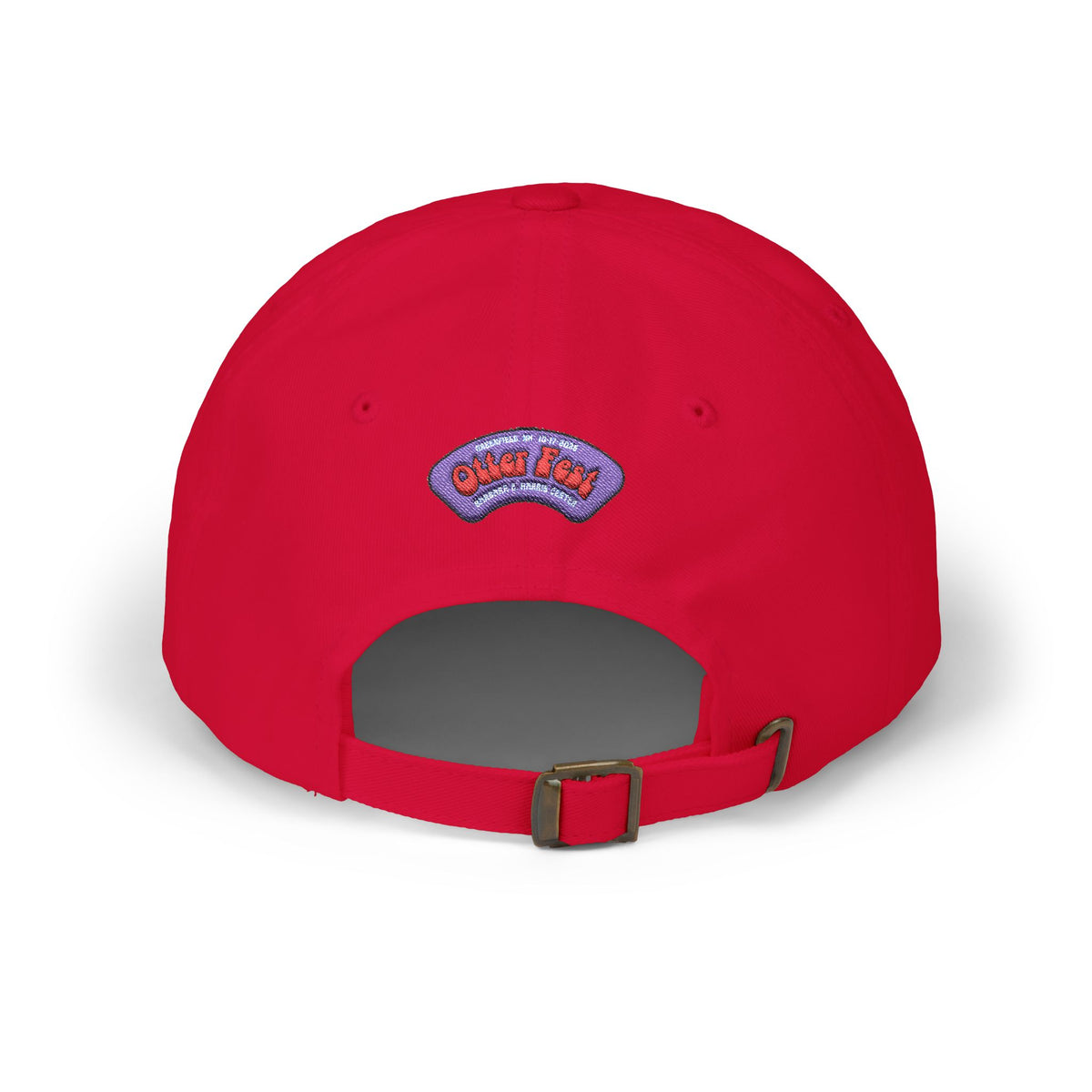 Otter Fest Peace Sign Acoustic Guitar Patch Classic Dad Cap |