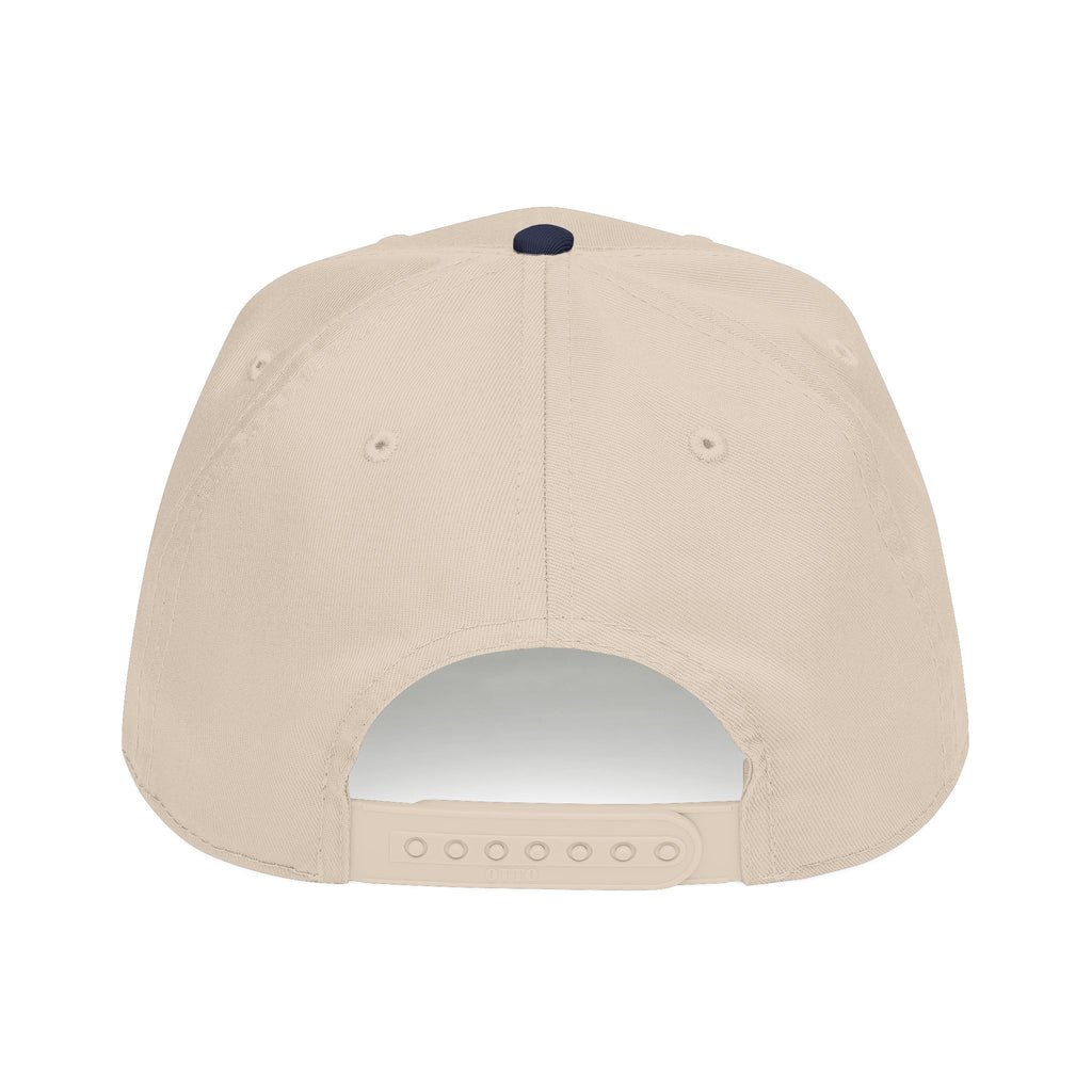 Otter Fest, navy mountain badge Mid Profile Baseball Cap