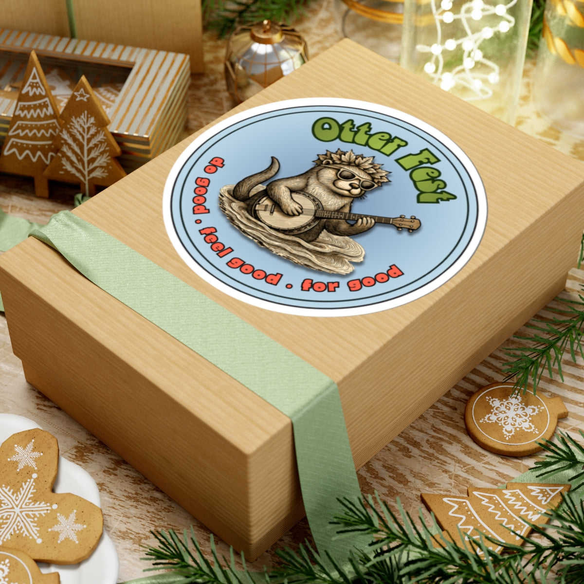 Otter Fest Blue Banjo Clem Sticker - Otter Fest BCH Sticker Collection!
