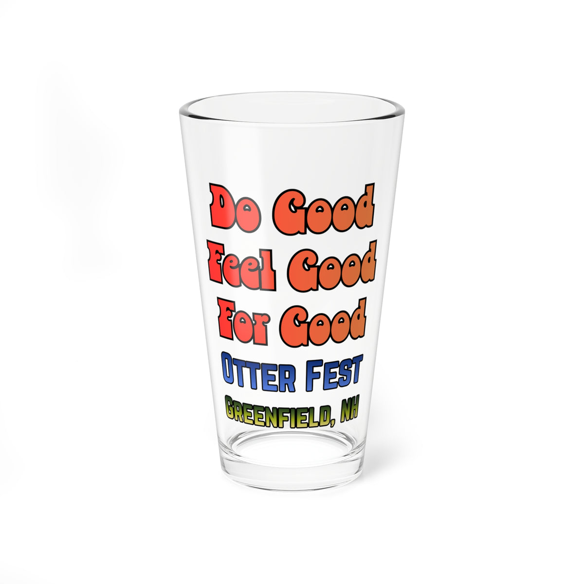 Do Good Feel Good For Good & Repeat Otter Fest Mixing Glass | 16oz