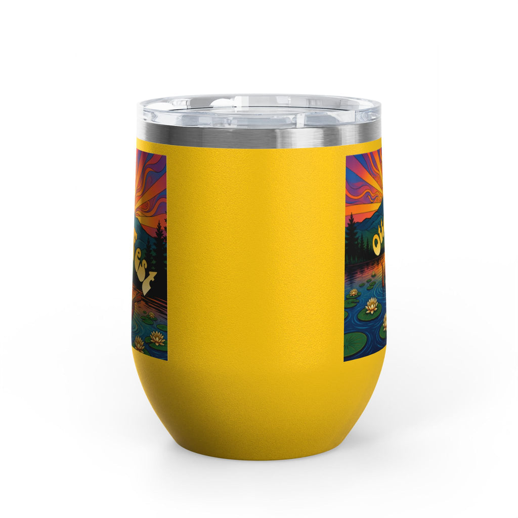 Otter Fest Strummin’ & Pickin’ Clem Sunset Wine Tumbler | Otter Fest 12oz. Wine Tumbler
