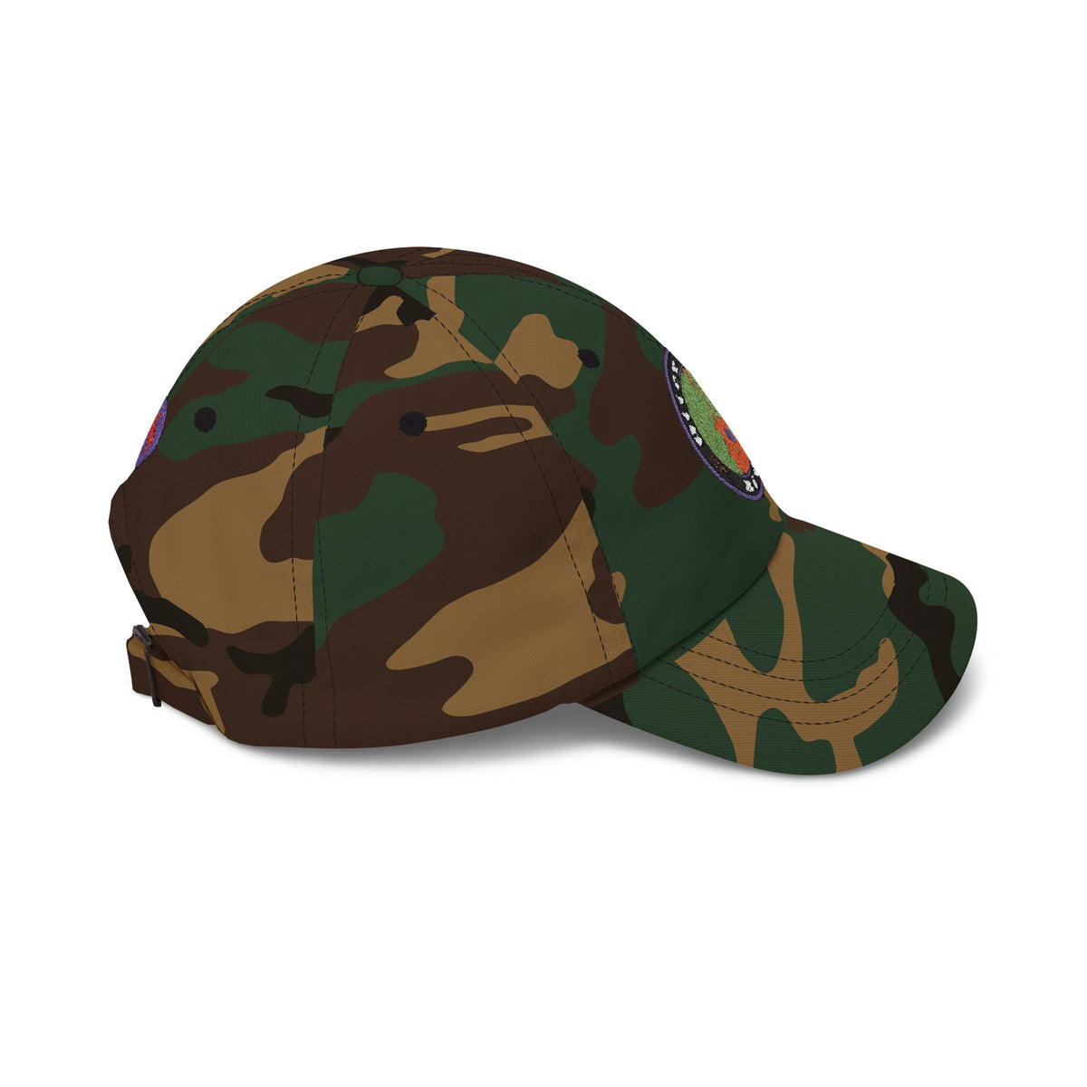 Otter Fest Peace Sign Acoustic Guitar Patch Classic Dad Cap |