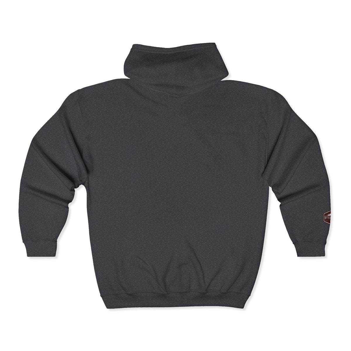 Otter Fest Shield Logo Zip Hoodie | White Full-Zip Sweatshirt