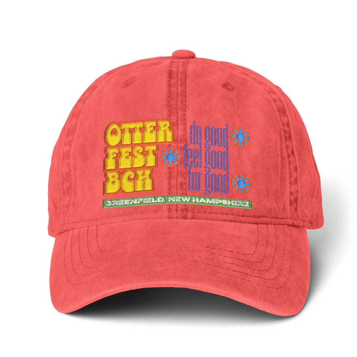 Otter Fest Mix Tape YTK Pigment-Dyed Cap with Fashion Undervisor! (Embroidery)