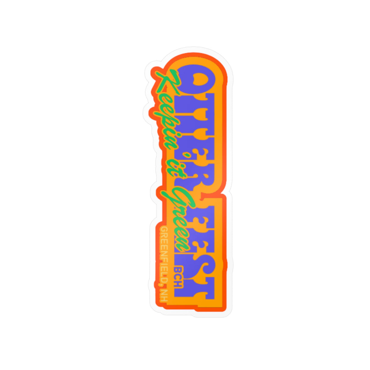 Outerfest Festival Logo Sticker | Kiss-Cut Vinyl Decal