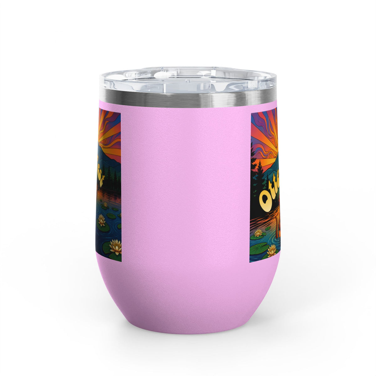 Otter Fest Strummin’ & Pickin’ Clem Sunset Wine Tumbler | Otter Fest 12oz. Wine Tumbler