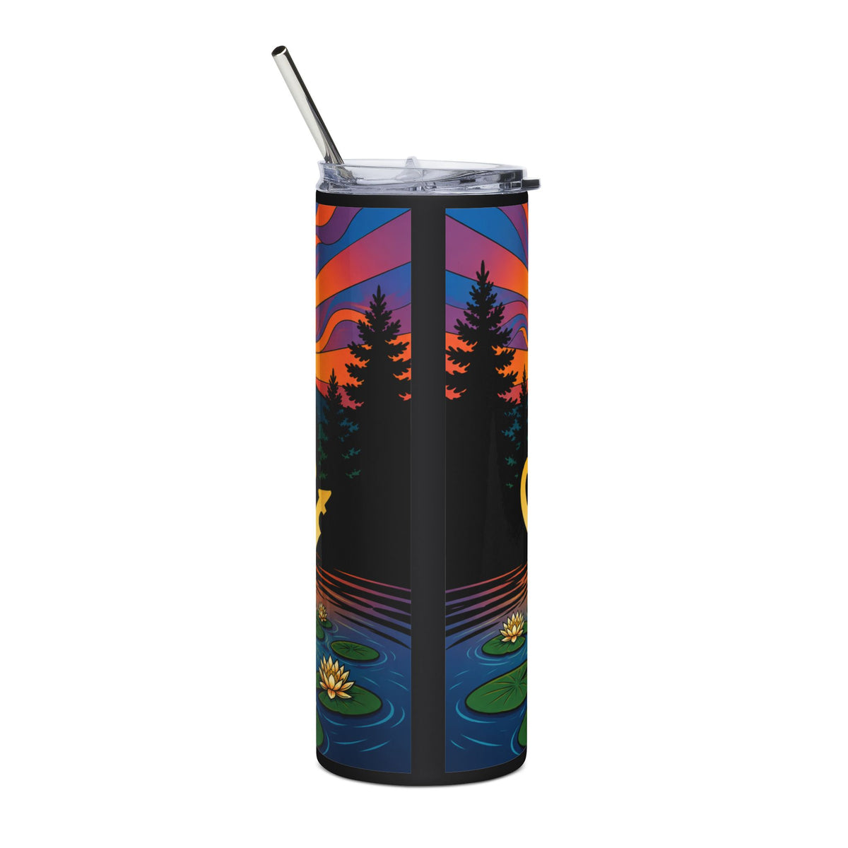 Otter Fest Clem Lakeside Banjo Picking Stainless Steel Tumbler, 20oz